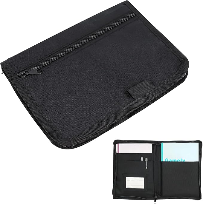 Hovom Car Glove Box Compartment Organizer, Car Registration and Insurance Holder, Owners Manual Case & Document Holder for Cars, Multi-Pocket Vehicle Paperwork Storage Pouch, Glove Box Storage Bag