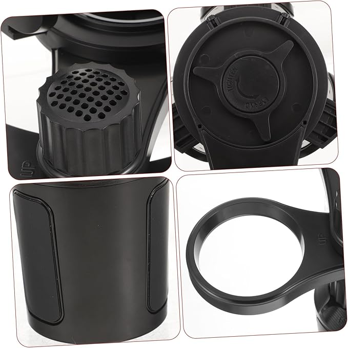 Amosfun Adjustable Car Cup Holder Expander Large Capacity Non Slip Storage Box for Drinks Phones Snacks Versatile Portable Tray Suitable for Multiple Car Models