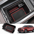 MARCHFA Center Console Organizer Compatible for 2020-2022 2023 2024 2025 2026 Benz GLE 350 450 W167 53 AMG Accessories Armrest Tray Organizer Insert Storage Box for GLS 450 2020 2021 2022 (Red)