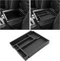 ASZSK for 2019-2026 Chevy Silverado/Sierra 1500& 2020-2026 Silverado 2500HD 3500HD (Split-Bench Folding Seat) Center Console Upper Center Console Organizer ABS Materials
