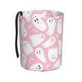 YANGDADA Pink Cute Ghost Car Trash Can Small Portable Car Garbage Bag for Back Front Seat RV's Camping Accessories