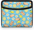 Renewold Capybara Lemon Flower, Car Side Pocket Organizer, Seat Side Storage Bag, Universal Pouch for Auto Door Window Console Seat Backrest, Purse Card Phone Sunglasses Holder, Car Accessories