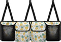Trunk Organizer for Car Large Capacity Car Organizer, Pineapple Foldable Trunk Organizer for SUVs & Sedans, Space Saving Car Organization for Car Accessories, Tools, Sundries