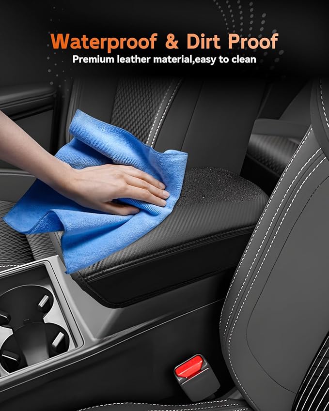 CDEFG for Mitsubishi Outlander Accessories 2025 2024 2023 2022 Center Console Car Armrest Cover (SE/Black Edition/SEL) Console Protector Pad Arm Rest Interior (Not for Outlander Sport)