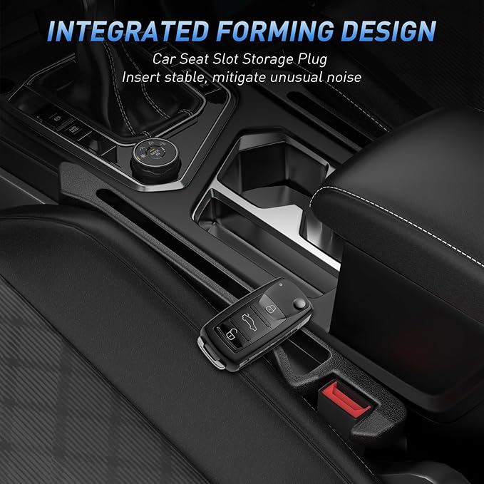 Car Seat Gap Filler 2Pack, Inserts Between Seats Console with Organizer Storage Upgraded Phone Holder Car Side Seat Gap Fillers Cars Front Seats Fill Plug Car Essentials for Vehicle SUV Truck (Black) | Organizer Storage, Cars Front Seats, Fill Plug, Ca...