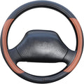 Steering Wheel Cover for Men, Leather 18 Inch Steering Wheel Cover Anti-Slip Fit Protection for Trucks & Big Rigs