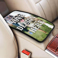 Custom Car Armrest Cushion Personalized Auto Center Console Pad Cover Add Your Photo Text Logo, Customized Car handrail Box Cushion for Most Vehicles Trucks Suvs 12.6×7.5 Inchs