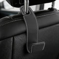 1PCS Purse Holder for Car, Purse Hook for Car, Leather Headrest Hooks for Automotive Back Seat, Auto Accessories Back Seat Organizer Hook for Grocery Bag Handbag Coat (Black, 1PCS)
