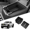 SKTU 2-Pack for 2023-2025 2026 Chevy Colorado/GMC Canyon Center Console Organizer for 2023-2026 Chevy Colorado/GMC Canyon Console Tray 2023 2024 2025 2026 Colorado Canyon Accessories Double Layers