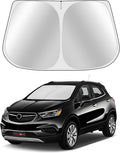 Toluoma Custom Fit Windshield Sun Shade for Buick Encore 2020-2024 - Full Coverage, 210T Reflective Fabric, Double-Layer Design - Blocks 99% UV Rays, Keeps Car Cool, Easy to Install and Store