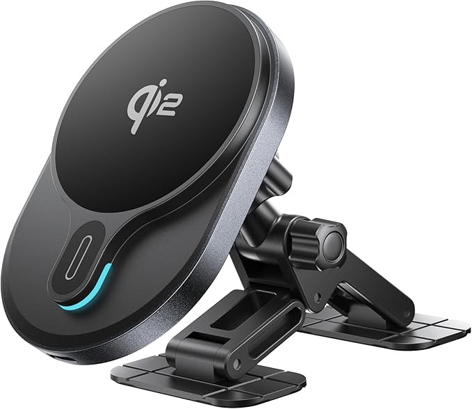 for Qi2 15W MagSafe Car Mount Charger,Dash & Vent Wireless Cars Mount Charger Phone Holder Mounts for iPhone Air/17/16/15/14/13/12, Galaxy S25, Fast Charging for Magnetic iPhone Car Accessories