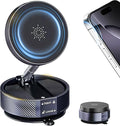 Vacuum Magnetic Car Phone Holder,360° Adjustable Vacuum Suction Cup Phone Mount for MagSafe Cell Phone Holders for Your Car/Gym/Mirror Mount for iPhone & Android