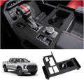 Canvcle Silicone Center Console Organizer for 2022-2025 Toyota Tundra Accessories - Center Console Gear Shift Panel Trim Cover Anti-Scratch Protective Pad with Cup Holder Inserts (Not for 2026 Tundra)