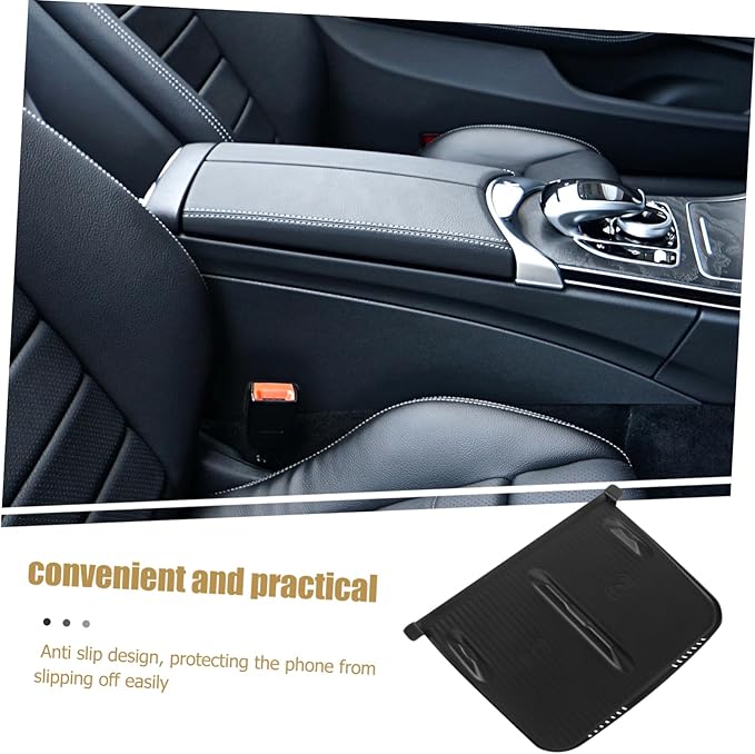 Zerodeko Charging Mat for Model -Skid Silicone Phone Pad for Center Console Easy Installation Elegant Design Keeps Devices Secure During Driving