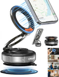Magnetic Phone Holder for Car Heavy Duty Model 360° Adjustable Zinc Foldable Vacuum Suction Cup Phone Mount for Magsafe Cell Phone Holders for Your Car Accessories for iPhone 17-14,Gifts For Men Women