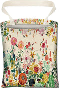 ABUIFDK Car Trash Can, Boho Chic Style, Cute Car Organizer, 6L Capacity, Colorful Boho Flowers