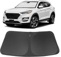 Windshield Sun Shade Custom Fit for 2016-2021 Hyundai Tucson Accessories Foldable Sunshade Sun Blocker Protect Car from Sun Rays & Heat Damage Keep Car Cooler