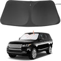 Windshield Sun Shade Custom Fit for 2013-2021 Land Rover Range Rover (Not Fit Range Rover Sport) Accessories Foldable Sunshade Sun Blocker Protect Car from Sun Rays & Heat Damage Keep Car Cooler