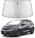 EcoNour Windshield Sun Shade Compatible for Honda Fit 2007–2020 | Hatchback Front Window Sunshade | Foldable Sun Visor Protector | UV & Heat Blocking | Keeps Interior Cooler