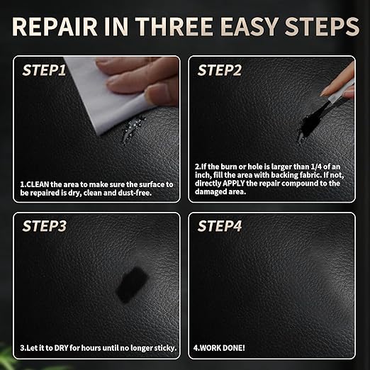 2026 New Advanced Leather Repair Gel, Leather Repair Kit for Car Seat Vinyl Repair Kit, Professional Leather Repair Coloured Cream Gel, Multifunctional Couch and Jacket Repair Kit (Grey)