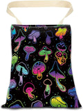 ANKVRP Car Garbage Can, Hanging Car Trash Can Bag for Vehicle, Travelling, Camping, Cute Car Back Seat Organizer, Luxury Purple Mushrooms