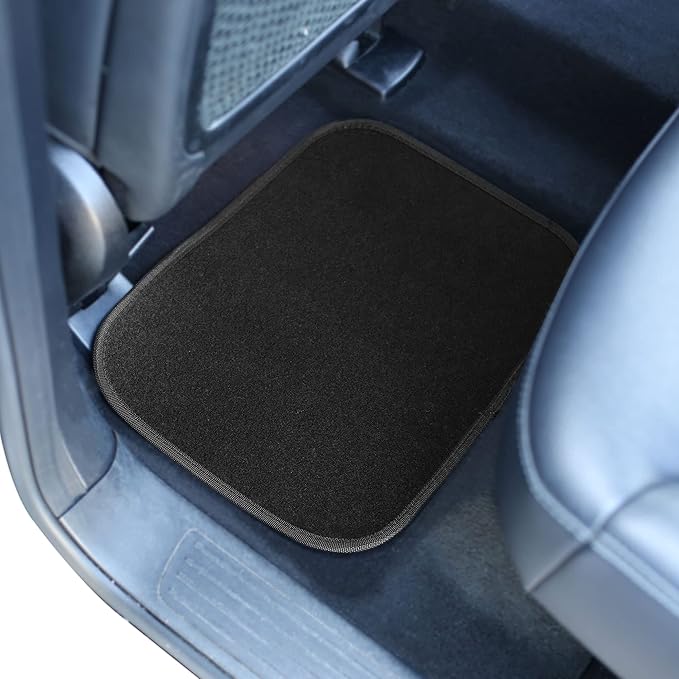 FH Group Universal Fit Car Floor Mats – All-Purpose Carpet Floor Mats & Protectors for Cars, SUVs & Trucks, Durable Automotive Carpet Mats, White & Black