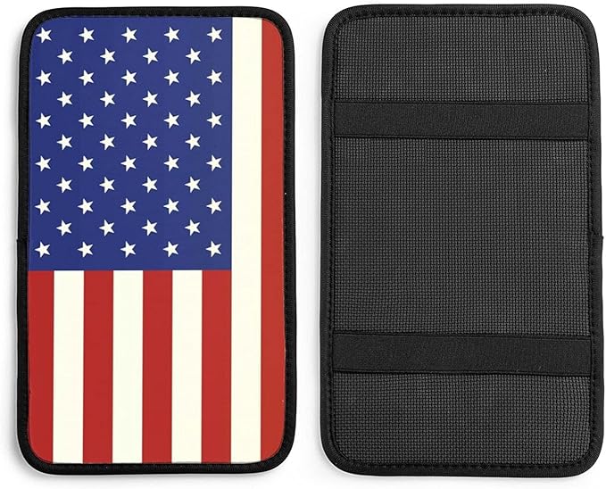 SHUANGFEI Custom Auto Center Console Pad Car Armrest Seat Cover, Add Your Image/Text Personalized Seat Box Cover Protector, Car Decor Accessories for Most Vehicle Sedan, Truck, SUV