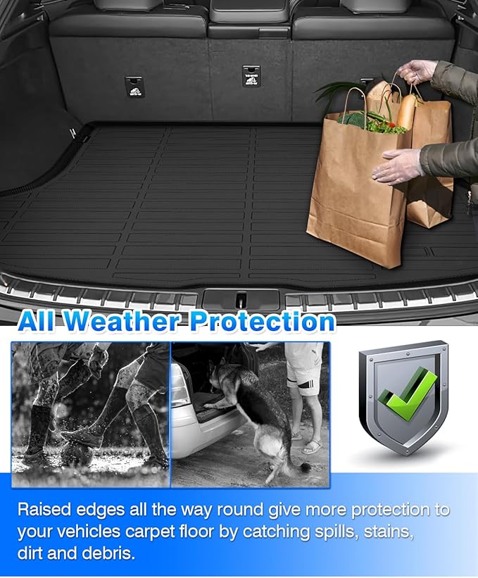 Cartist Floor Mats and Cargo Liner Fit for Nissan Sentra 2020 2021 2022 2023 2024 2025 2026 All Weather Floor Mat for Nissan Sentra Accessories Heavy Duty Carpet Protection