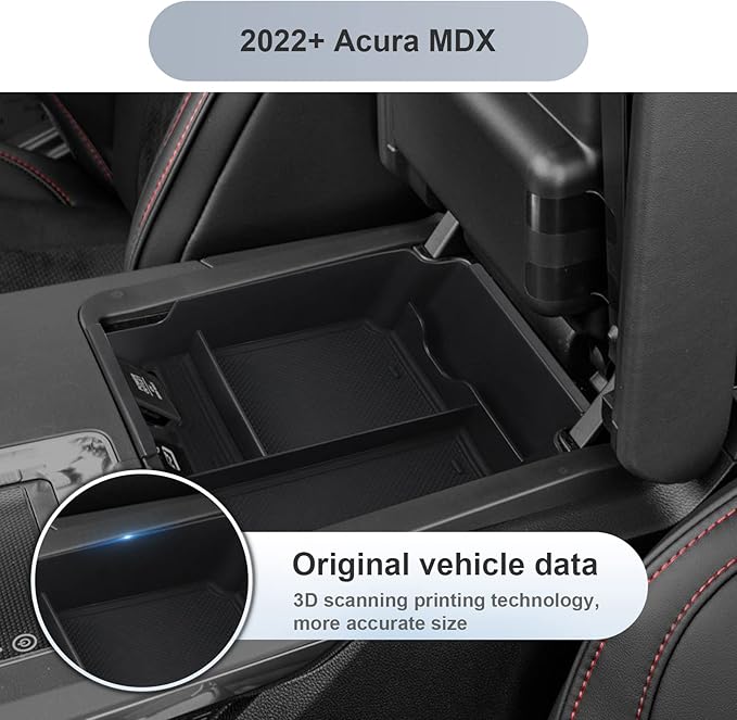 SKTU for 2022 2023 2024 Acura MDX Center Console Organizer 2022 2023 2024 MDX Console Organizer Tray 2024 MDX Console Tray 2024 MDX Accessories
