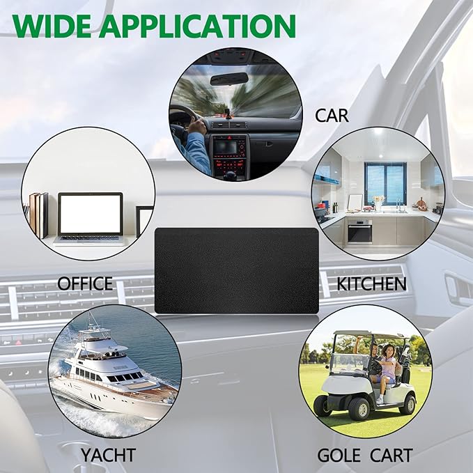 Dashboard mat Rubber Non-Slip mat, 15.7"x7.8" Large Size car Non-Slip mat, car Dashboard Accessories for car Interior Organizer.