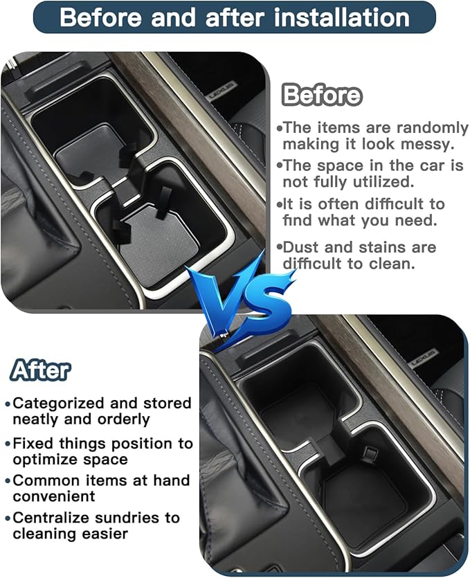 (4PCS) 2026 Passport Center Console Organizer,for Honda Passport 2026 Accessories (Armrest Privacy+Center+Cup Holder+Wireless Mats) Compatible with 2026 Honda Passport TrailSport/TrailSport Elite/RTL