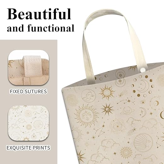 Car Trash Can, Cute Car Trash Bag, Hanging Car Organizer and Storage Bag, Trash Bin for Car Accessories, Vehicle, Travelling, Camping Cream Beige Sun