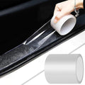 MYFAMIREA Anti-Scratch Anti-Collision Adhesive Strip Car Door Edge Guard Protector Strip Car Door Scuff Plate Protectors Transparent Invisible Tape for Rear Bumper/Door(66Ft x 4In)