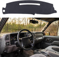 Dash Cover Custom Fit for 1997-2000 Chevy Chevrolet Silverado/GMC Sierra C1500 C2500 C3500 K1500 K2500 K3500, 1997-1999 GMC Yukon/Chevy Tahoe, Dashboard Cover Mat Pad(Gray)
