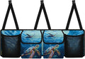 Sea Turtles Trunk Organizer for Women Men Starfish Auto Hanging Seat Back Storage for SUV,Truck,Van Car Organization