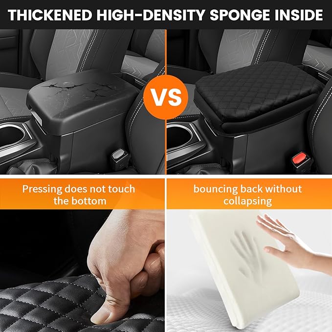 Custom Fit for Center Console Cover Toyota Tacoma 2016-2023 Armrest Cover Center Console Pad Interior Accessories Car Armrest Seat Box Cover Protector