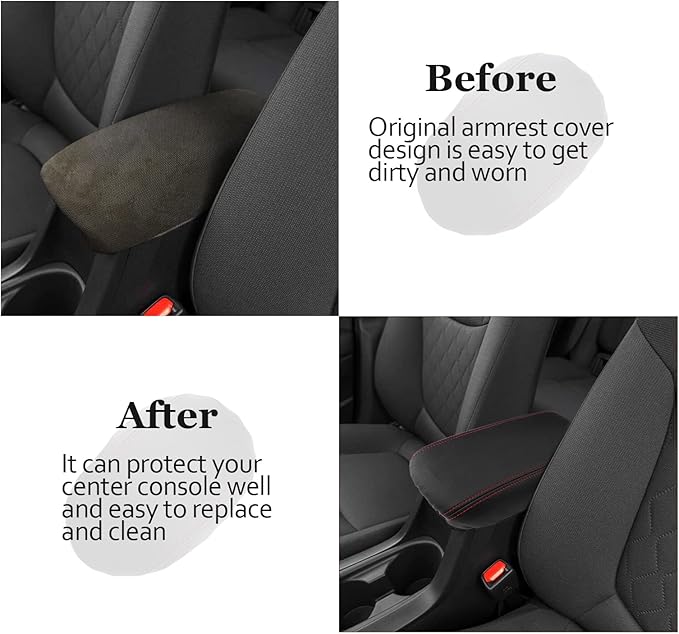 SKTU for 2023 2024 2025 2026 Toyota Corolla Cross Center Console Cover 2026-2022 Corolla Cross Armrest Cover Toyota Corolla Cross 2023 2024 2025 2026 Accessories Armrest Pad Center Console Cushion