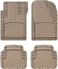 WeatherTech Semi Universal All Weather and Vehicle Trim to Fit Floor Mats - 4-Piece Set Tan