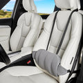 Veitail Lumbar Support Pillow for Car,Back Support for Car Seat Cushion,Adjustable Straps Securely Fixed Car Lumbar Support Pillow for Office Chair (Gray)