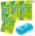 4PCS Car Cleaning Gels, Universal Automotive Air Vent Dust Cleaning Putty, Reusable Auto Interior Detailing Slime Supplies, Fit for Dashboards, Cup Holders (Blue)