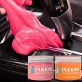 PULIDIKI Car Cleaning Gel Pink and Car Cleaning Putty Orange Bundle