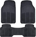 BDK Contour Liners - Original Heavy Duty Rubber Floor Mats for Car SUV Truck & Van - All Weather Protection (Original)