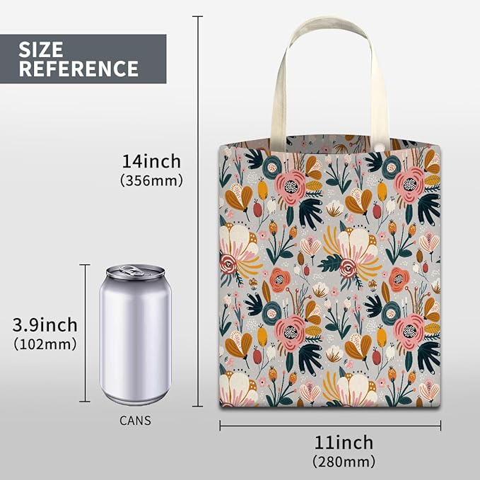 ABUIFDK Car Trash Can, Cute Car Trash Bag, Hanging Car Organizer and Storage Bag, Trash Bin for Car Accessories, Vehicle, Travelling, Camping Cute Blue Flowers