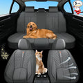 Wertigen Universal Gray Leather Car Seat Covers Full Set – Waterproof Automotive Seat Protector for Cars, SUVs & Pickups, Airbag Safe, Non-Slip Design, Easy Installation, Durable Material