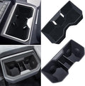 Center Console Cup Holder Inserts for Toyota Tacoma 2026 2025 2024, Silicone Front & Rear Cup Holder Liners Interior Accessories Cup Holders Covers Protector for 2024-2026 Tacoma, Black