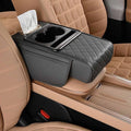Car Armrest Cushion for Benz SLK 1998-2006,5-in-1 Center Console Cover Gel Center Console Pad with Memory Foam, Non-Slip Comfort Elbow Rest for Long Drive,34 * 17.5 * 7Gray