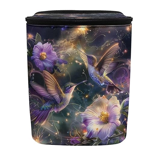 Hummingbird Car Trash Can Lightweight Hanging Garbage Bin for Back Seat Leak Proof Car Trash Bag Hanging Fashion Auto Interior Universal Fit Most Cars Sedan Van Truck SUV