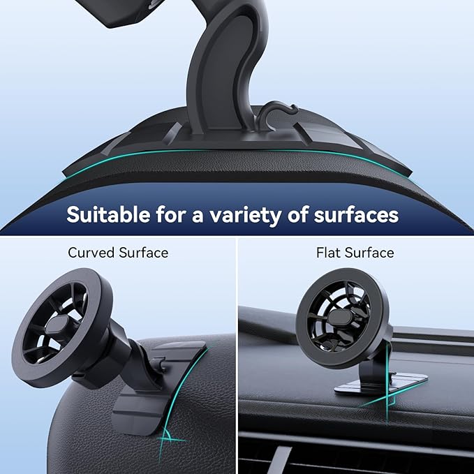 for Magsafe Car Mount [20 Strong Magnets] Magnetic Phone Holder for Car Dashboard [Hands Free] Cell Phone Magsafe 3 Car Mount Fit iPhone 15 14 13 Pro Max Pro Plus Mini