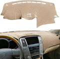 Dash Cover Mat Custom Fit for 2004-2006 Lexus RX330,2007-2009 RX350, 2006-2008 RX400h, Dashboard Cover Pad Carpet Protector (Beige) F82
