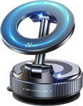 Jkoailiwi for Magsafe Car Mount, [2800gf Magnetic & 98LBS Strongest Suction] Cup Phone Mount, 360° Adjustable Vacuum Magnetic Phone Holder for Car Gym/Mirror/Smooth Surface, for iPhone 12-17